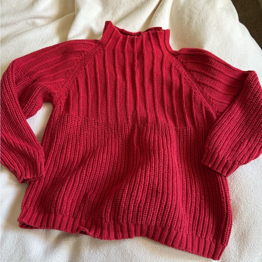 Vibrant Red Kids' Sweater